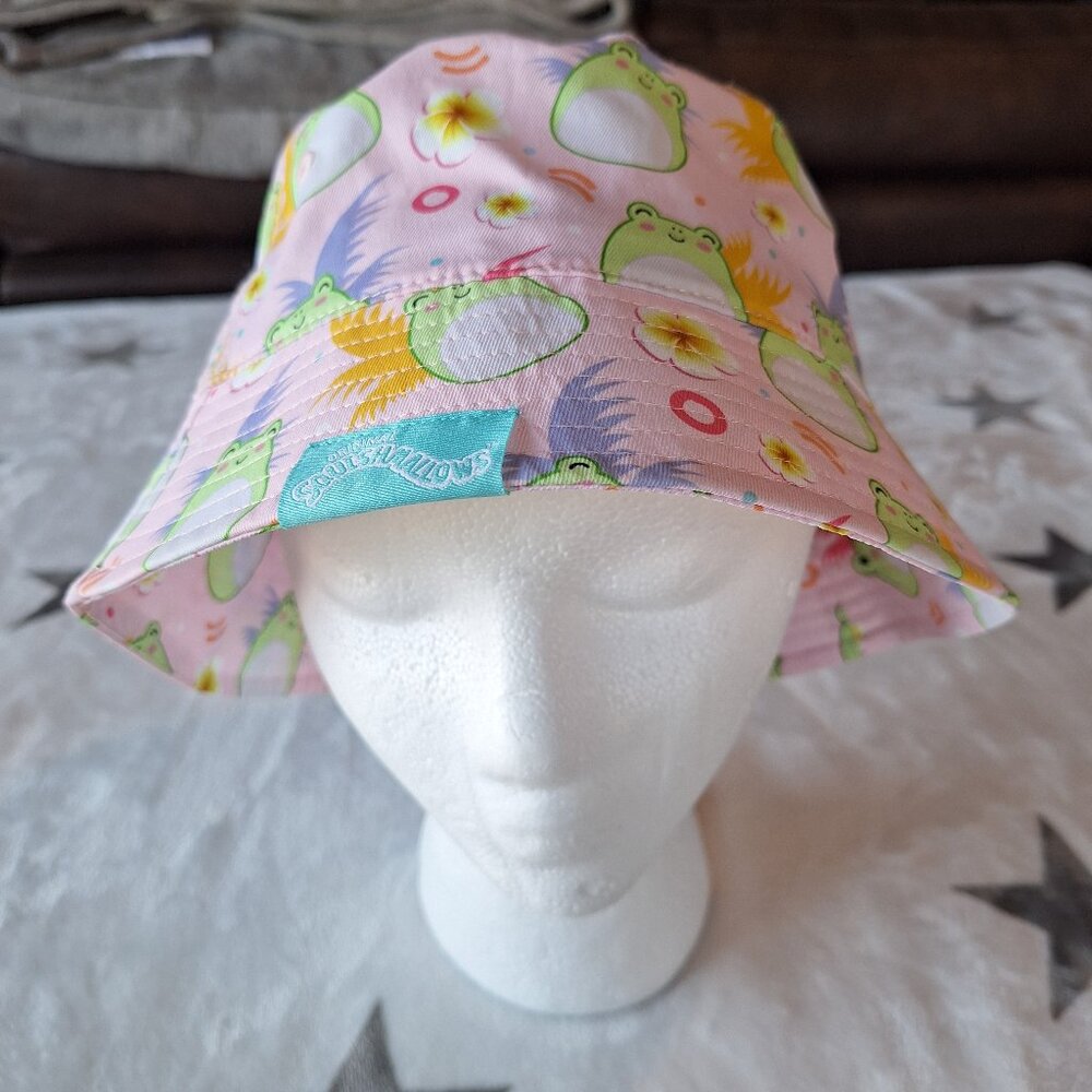 Original Squishmallow Bucket Hat Fishing One Size Fits Most Intended for 14+